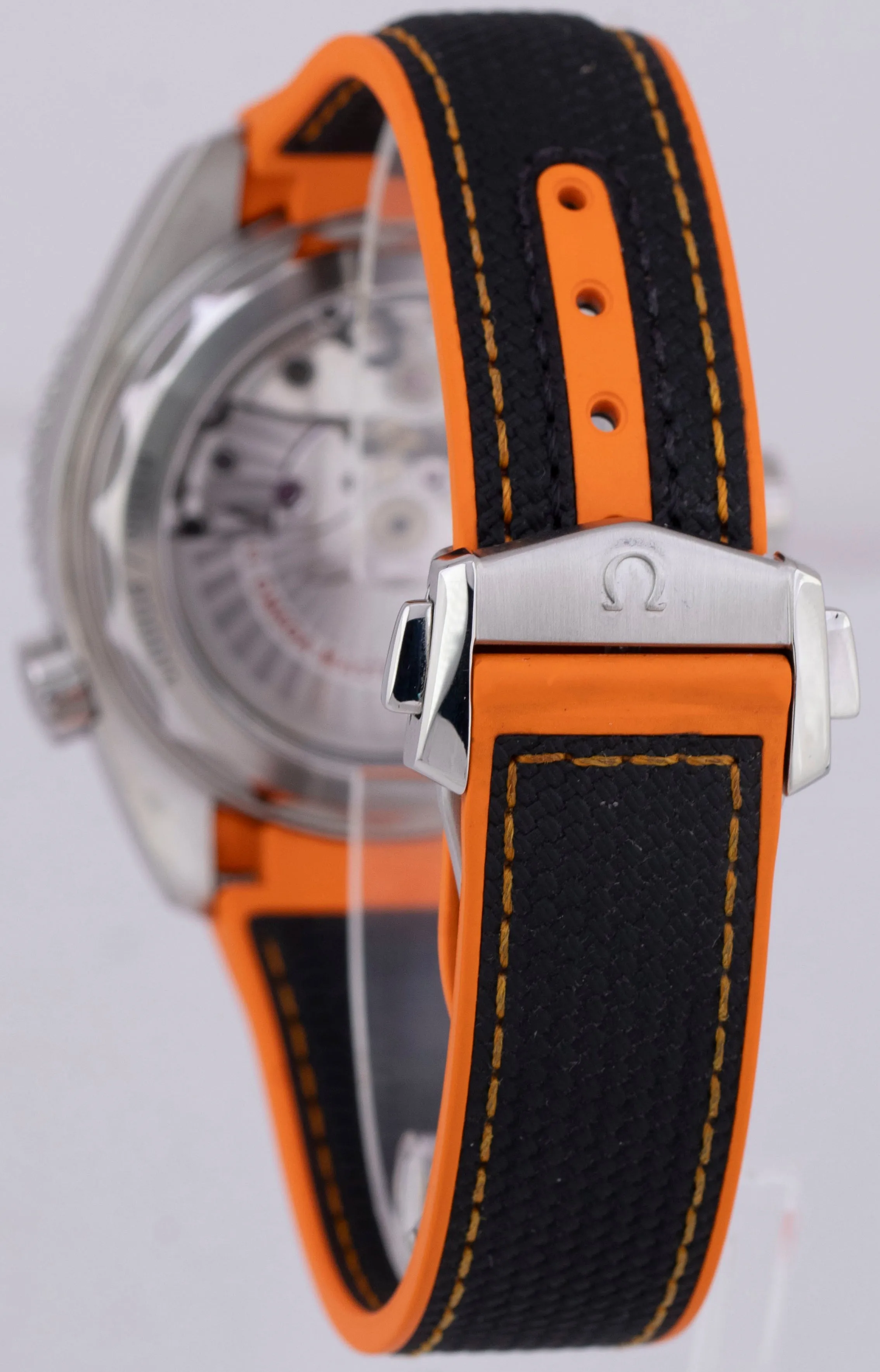 Omega Seamaster Planet Ocean 600M PAPERS 43.5mm Orange 215.32.44.21.01.001 B P
