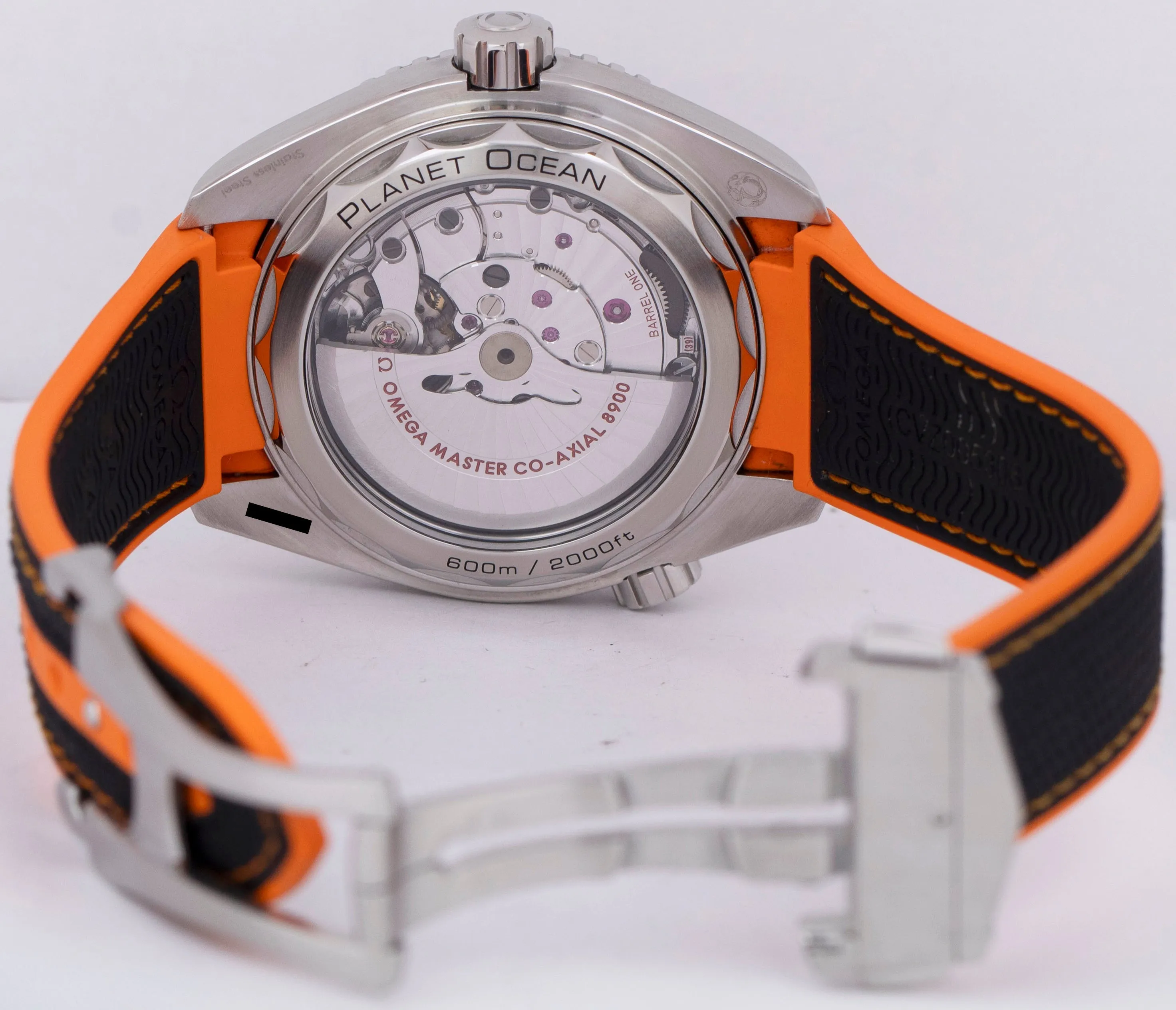 Omega Seamaster Planet Ocean 600M PAPERS 43.5mm Orange 215.32.44.21.01.001 B P
