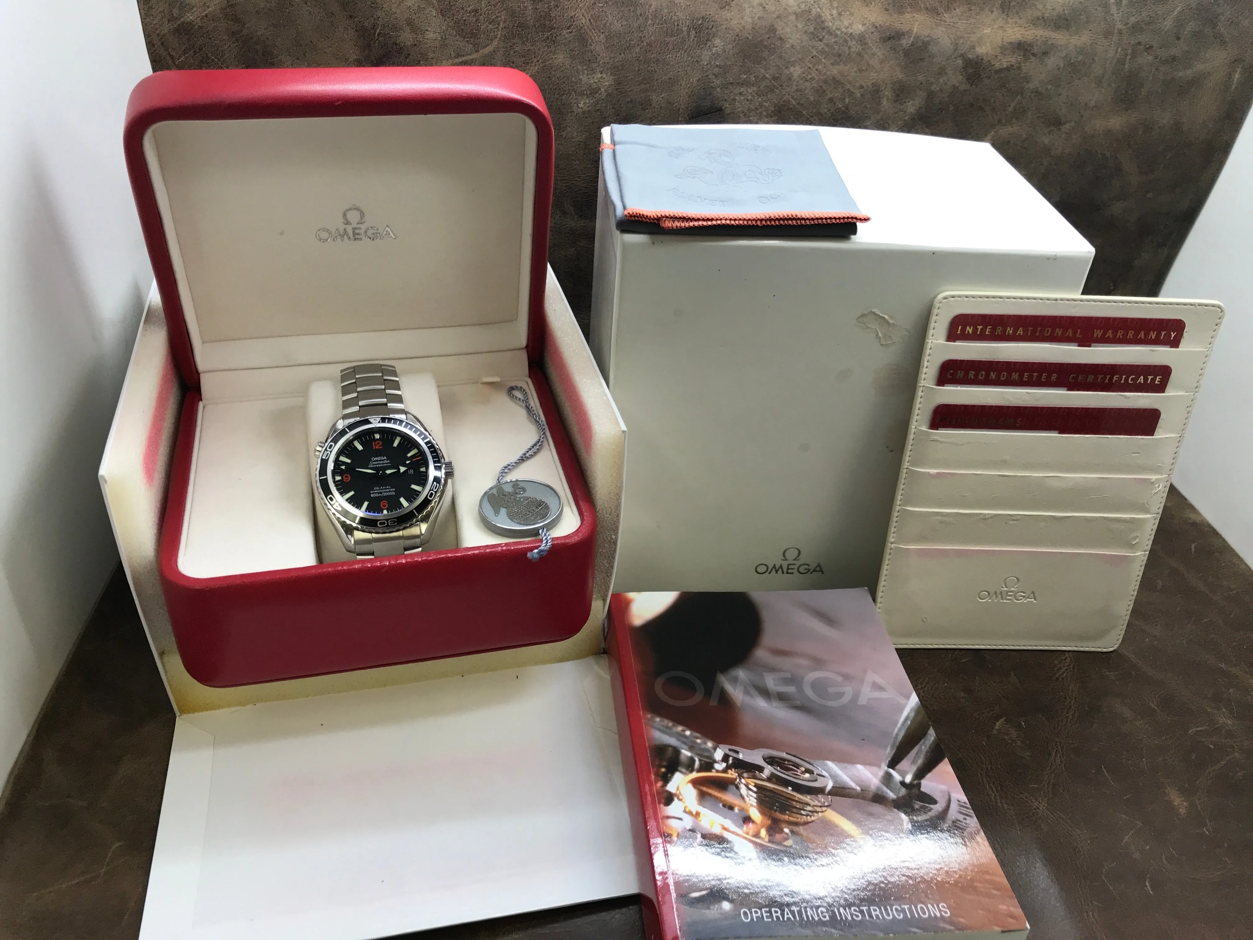 Omega Seamaster Planet Ocean XL 2900.51.82 Black Dial Automatic Men's Watch