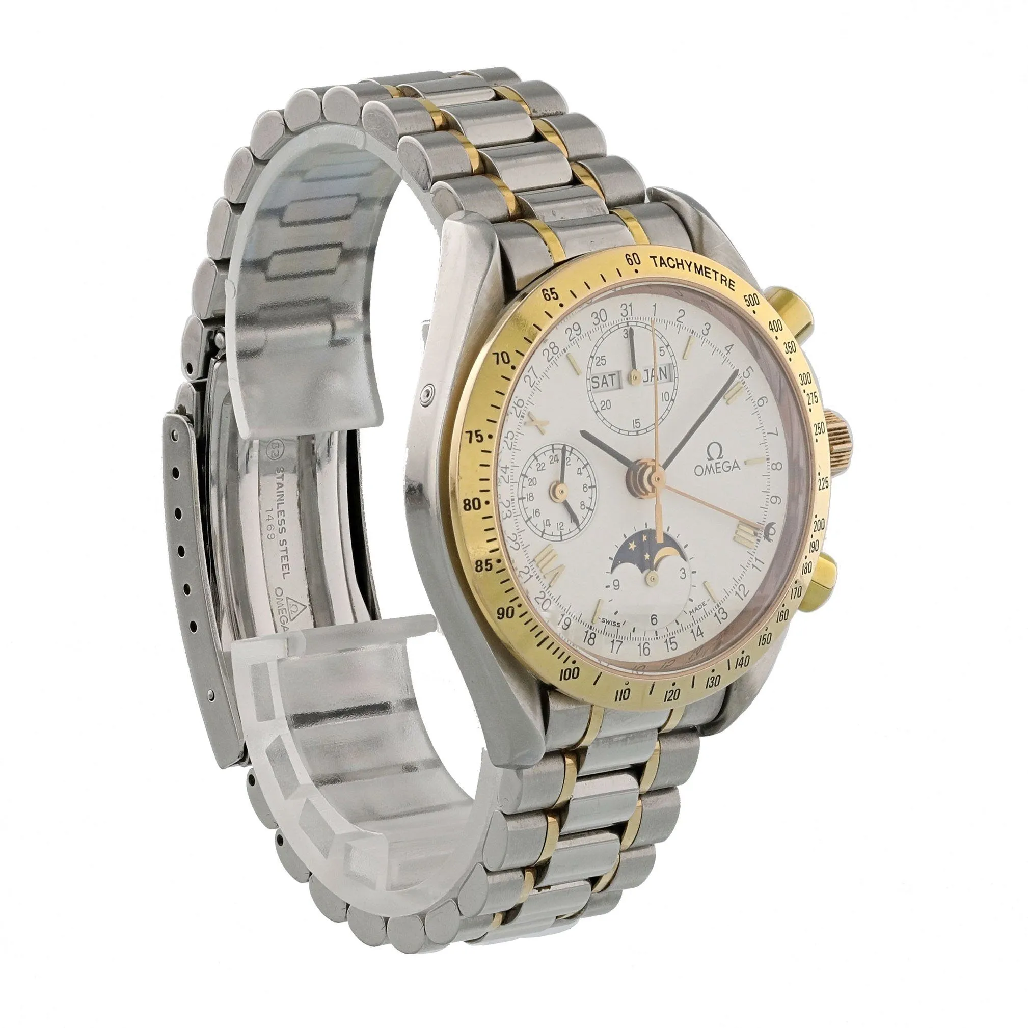 Omega Speedmaster 3336.20 Triple Date Moonphase Mens Watch