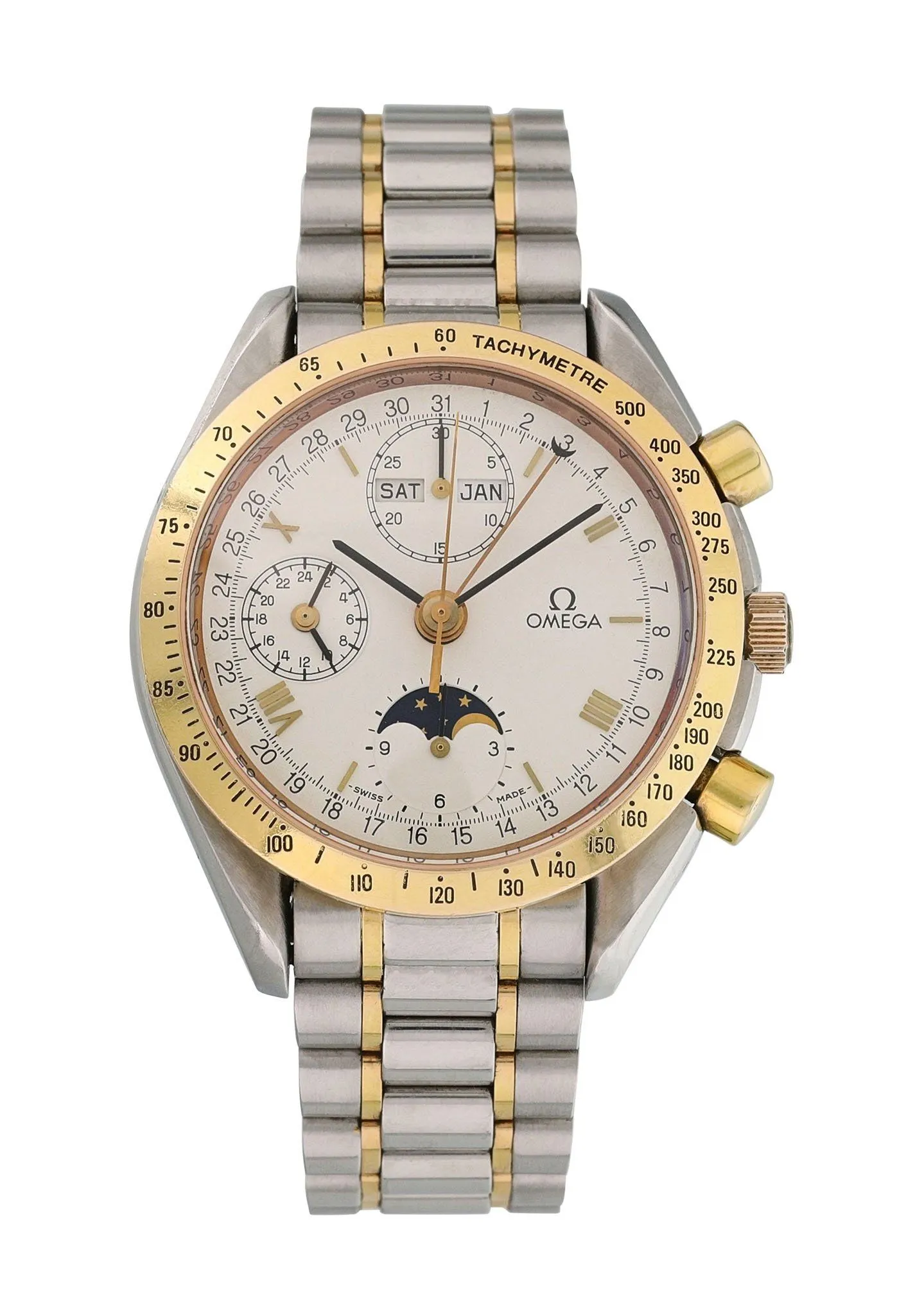 Omega Speedmaster 3336.20 Triple Date Moonphase Mens Watch