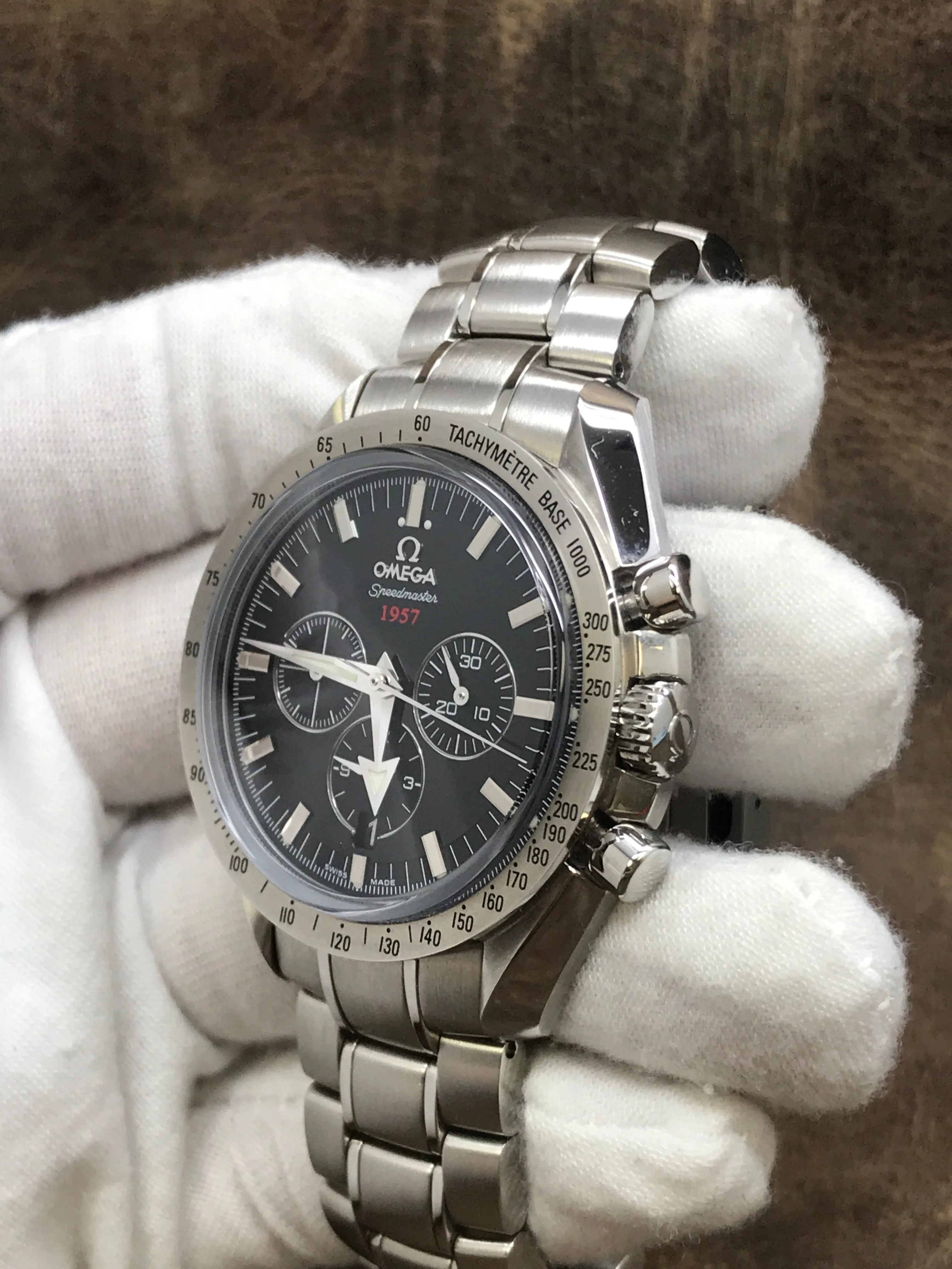 Omega Speedmaster Broad Arrow 321.10.42.50.01.001 Black Dial Automatic  Men's Watch