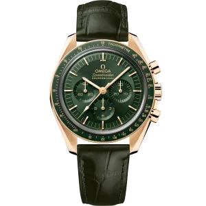 Omega Speedmaster Moonwatch Professional 42 mm, Moonshine™ gold on leather strap