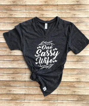 One Sassy Wife | Unisex V Neck