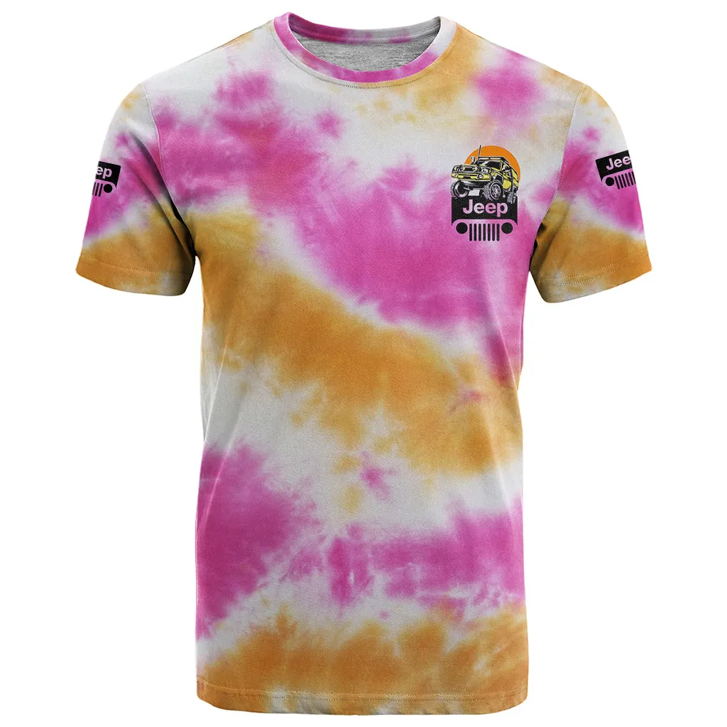 Orange Jeep Tie Dye T Shirt It's A Thing You Wouldn't Understand TS06