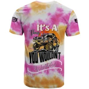 Orange Jeep Tie Dye T Shirt It's A Thing You Wouldn't Understand TS06