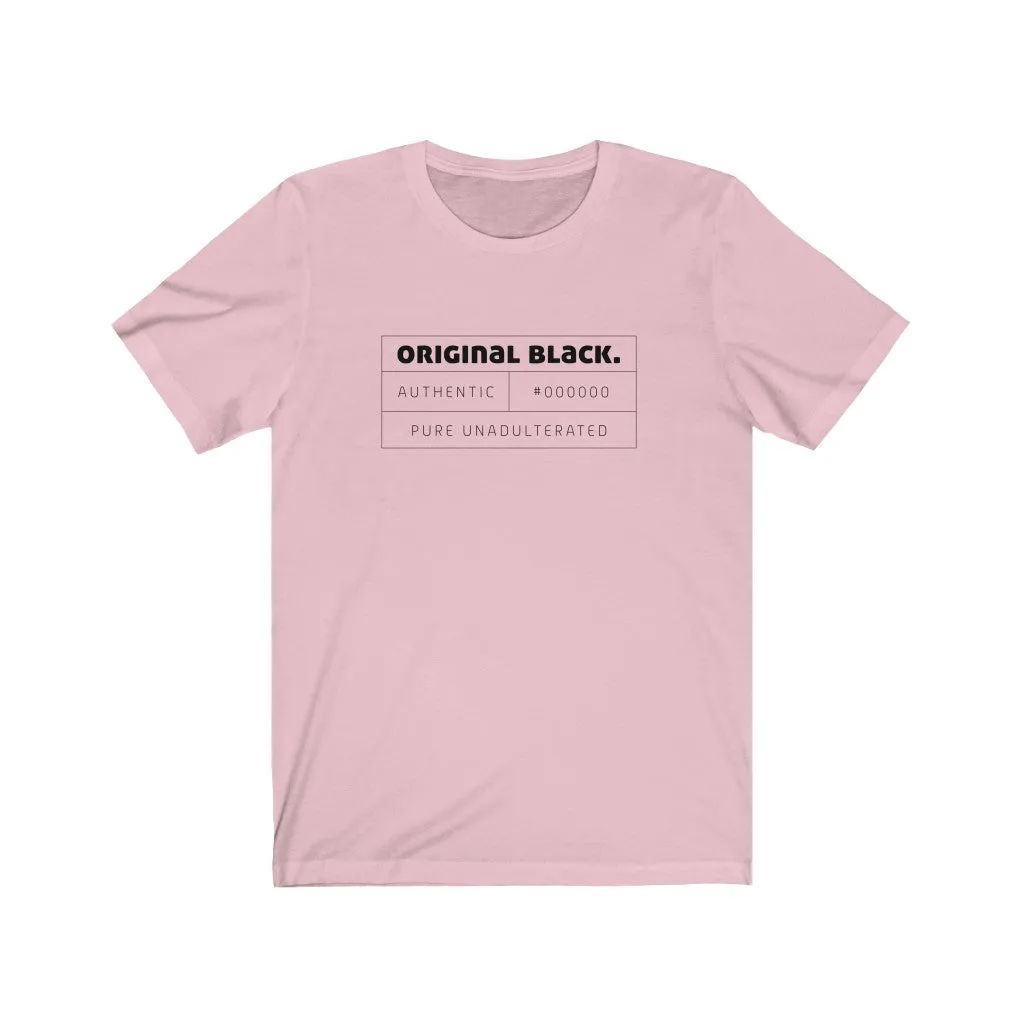 ORIGINAL BLACK - Unisex Short Sleeve T-shirt