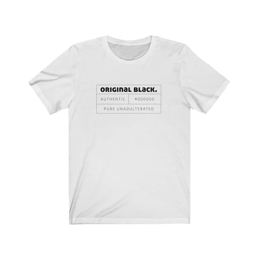 ORIGINAL BLACK - Unisex Short Sleeve T-shirt