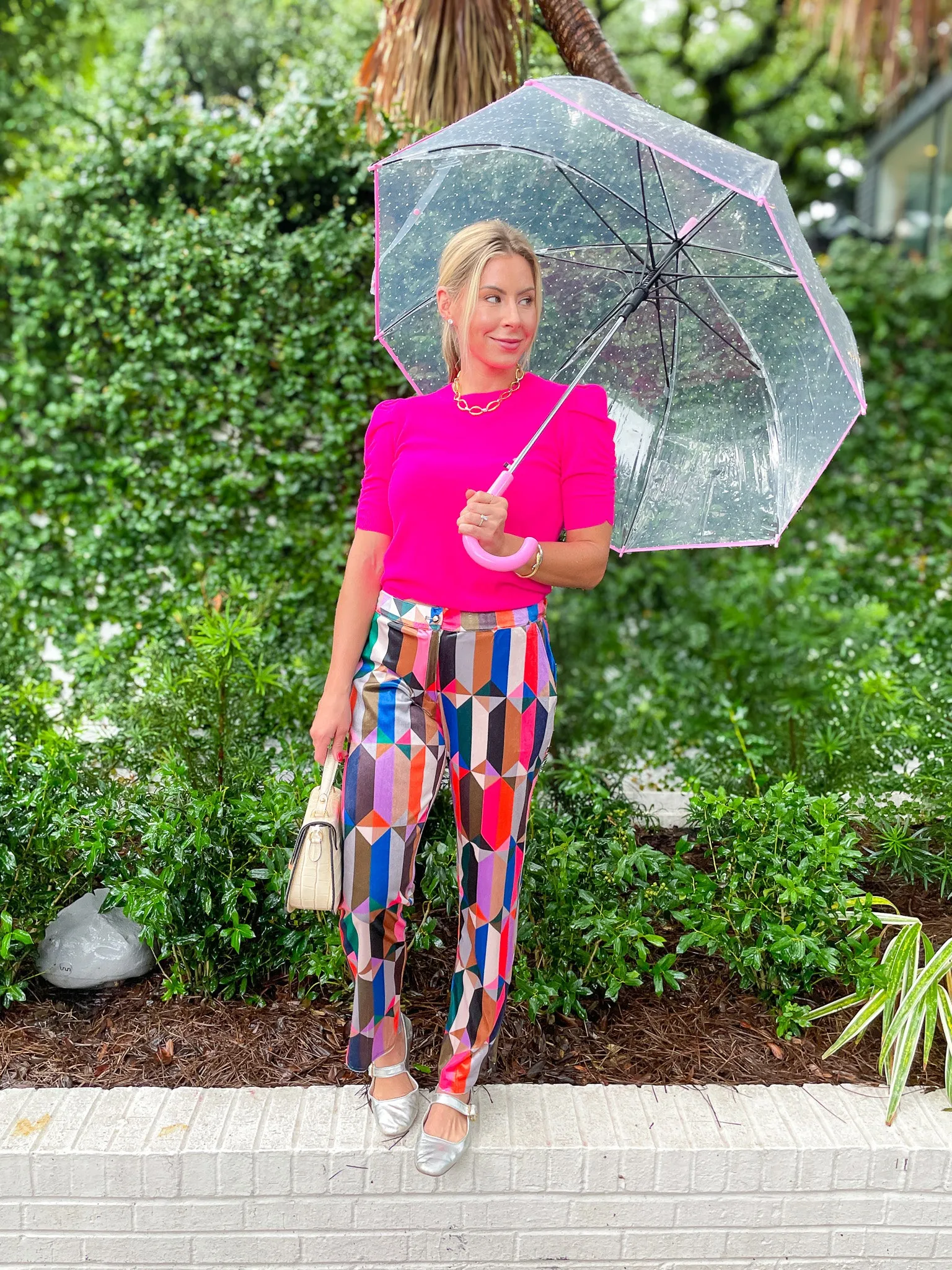 Ornella Geometric Pants