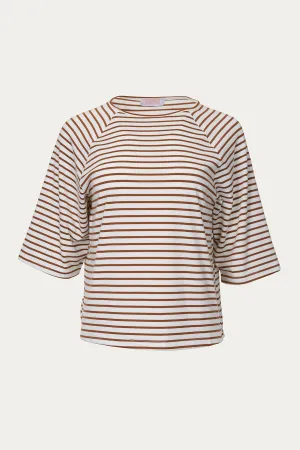 OVERSIZED STRIPED SHORT SLEEVE T-SHIRT