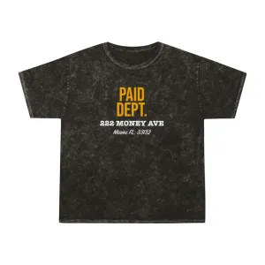 PAID DEPT. Unisex Mineral Wash T-Shirt