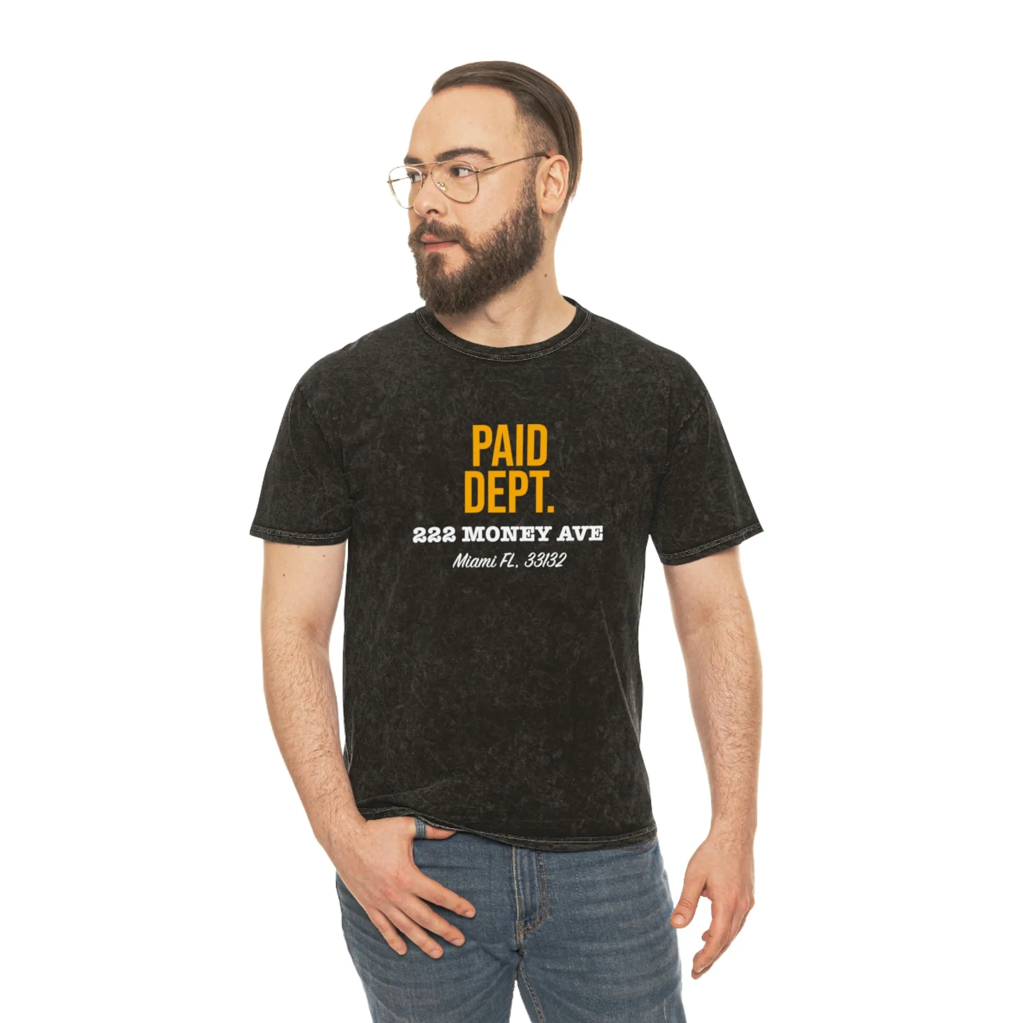 PAID DEPT. Unisex Mineral Wash T-Shirt