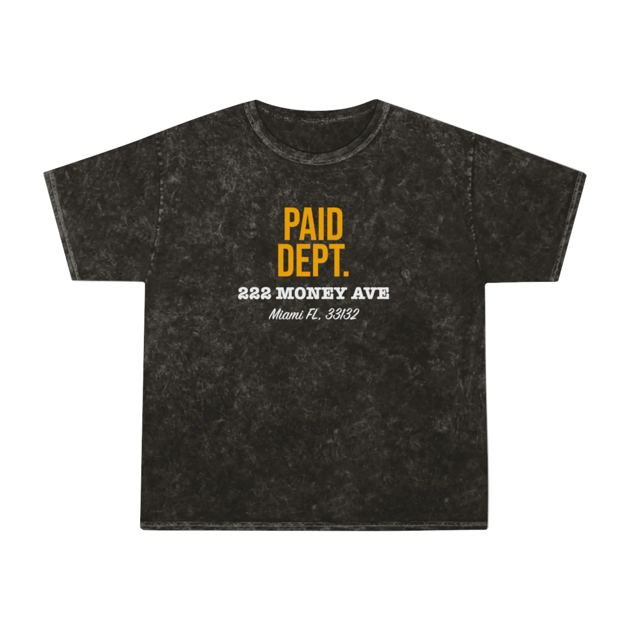 PAID DEPT. Unisex Mineral Wash T-Shirt