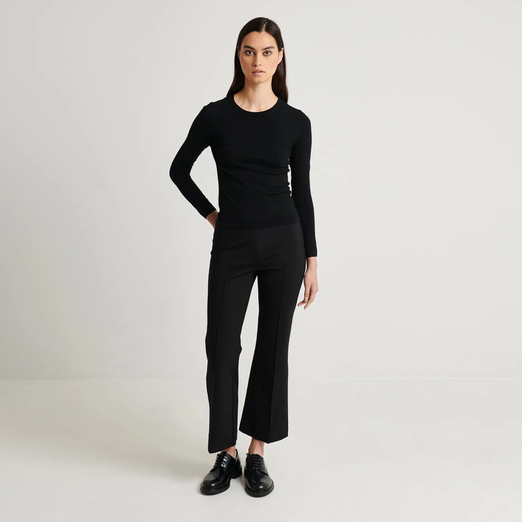 Patrick Assaraf Ponte Flare Pant - Black