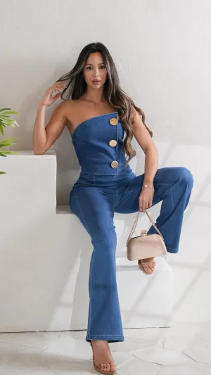 Paulette denim set