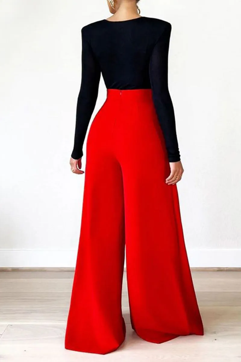 PG751 High-Waisted Wide Leg Pants