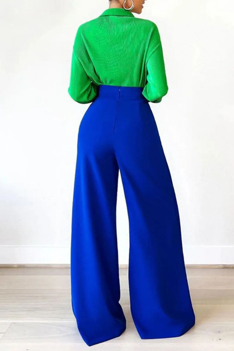 PG751 High-Waisted Wide Leg Pants