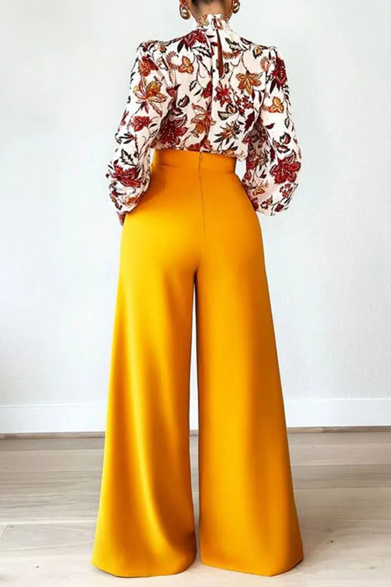 PG751 High-Waisted Wide Leg Pants