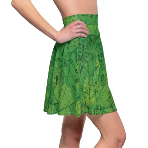 Phoenix TAC Chart skater skirt (green)