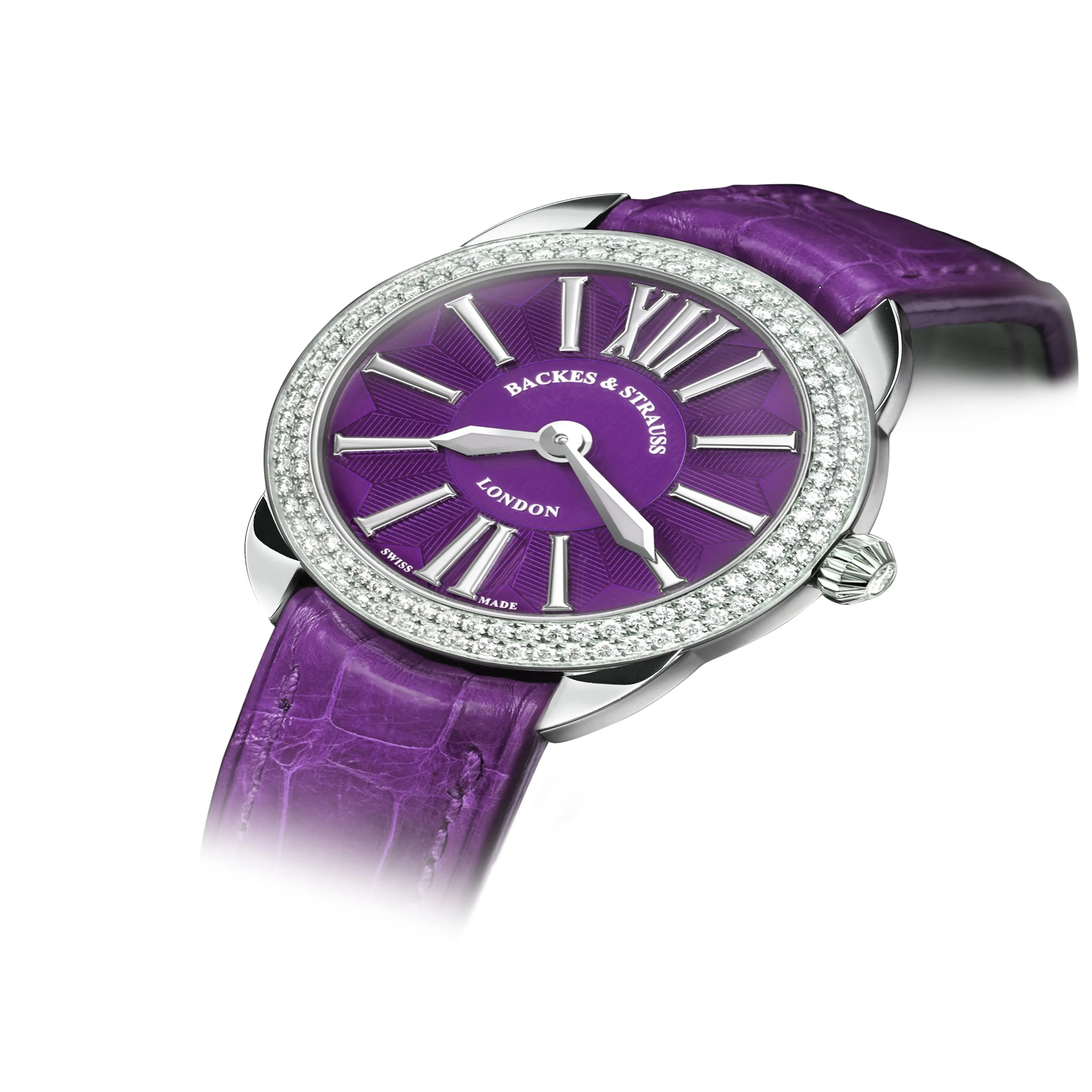 Piccadilly Renaissance Mayfair 33 Luxury Steel Diamond Watch