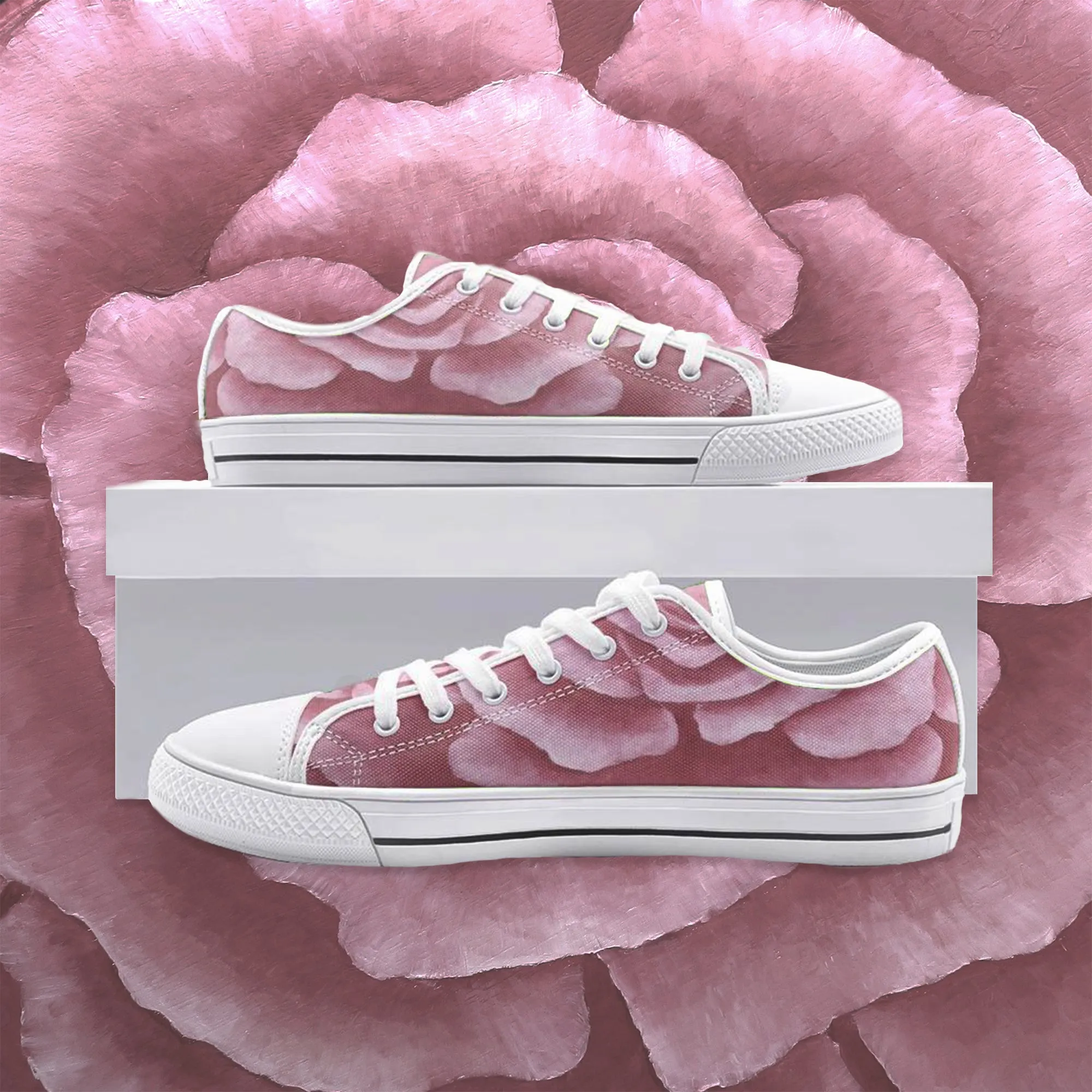 Pink Rose Low-top Sneakers