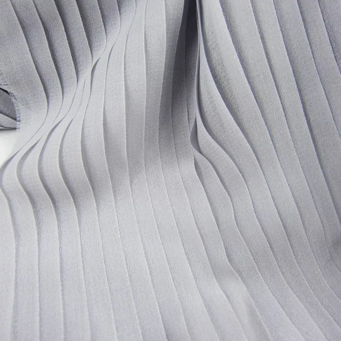 Pleated chiffon