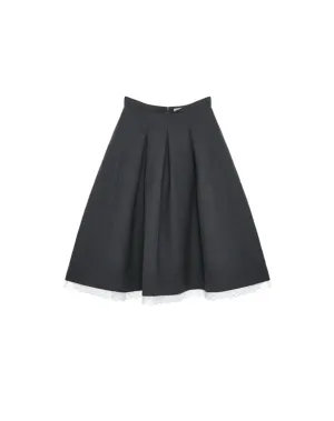 Pleated Midi Skirt