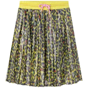 Pleated Voile Skirt - Multi