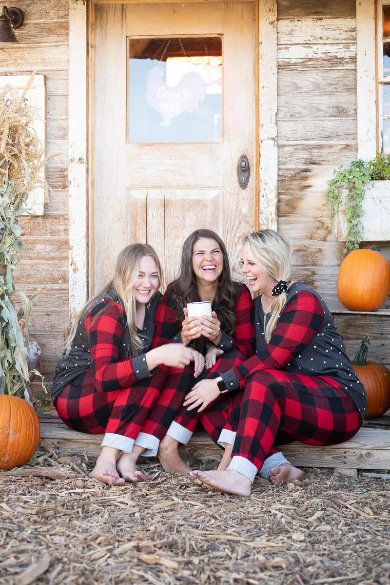 Polka Dots & Plaid Lounge Wear