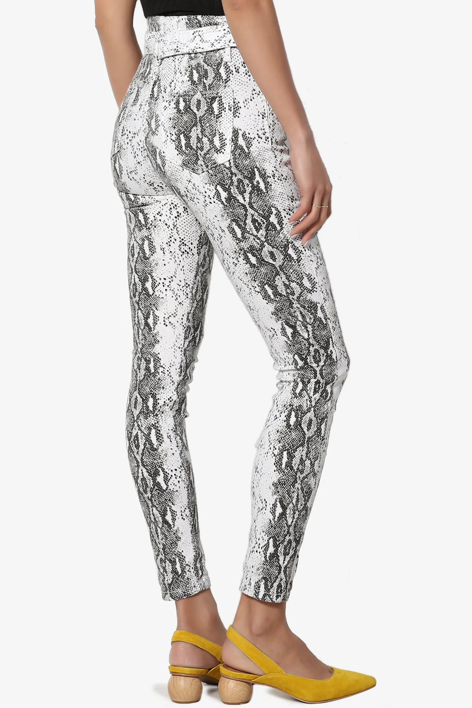Potrero Snake Print Skinny Jeans