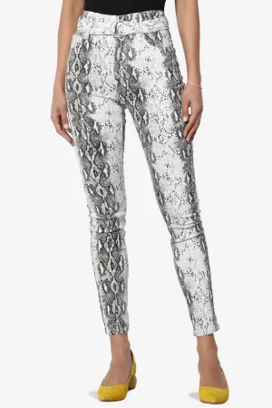 Potrero Snake Print Skinny Jeans