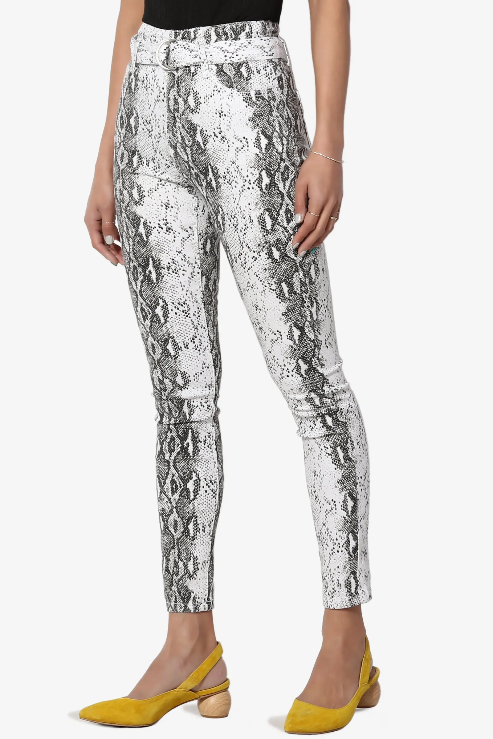 Potrero Snake Print Skinny Jeans