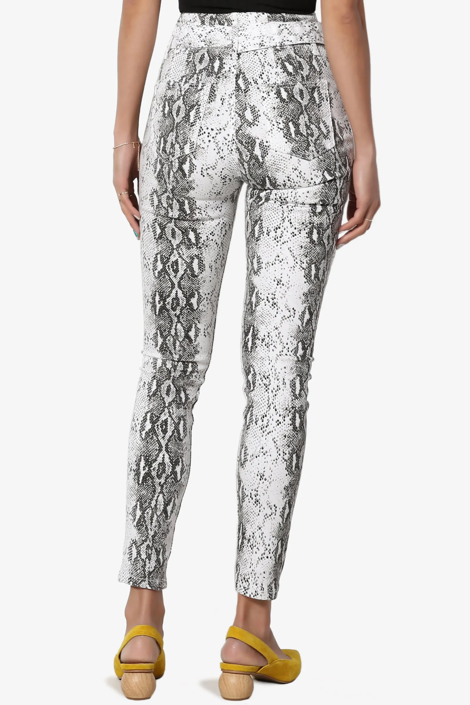 Potrero Snake Print Skinny Jeans
