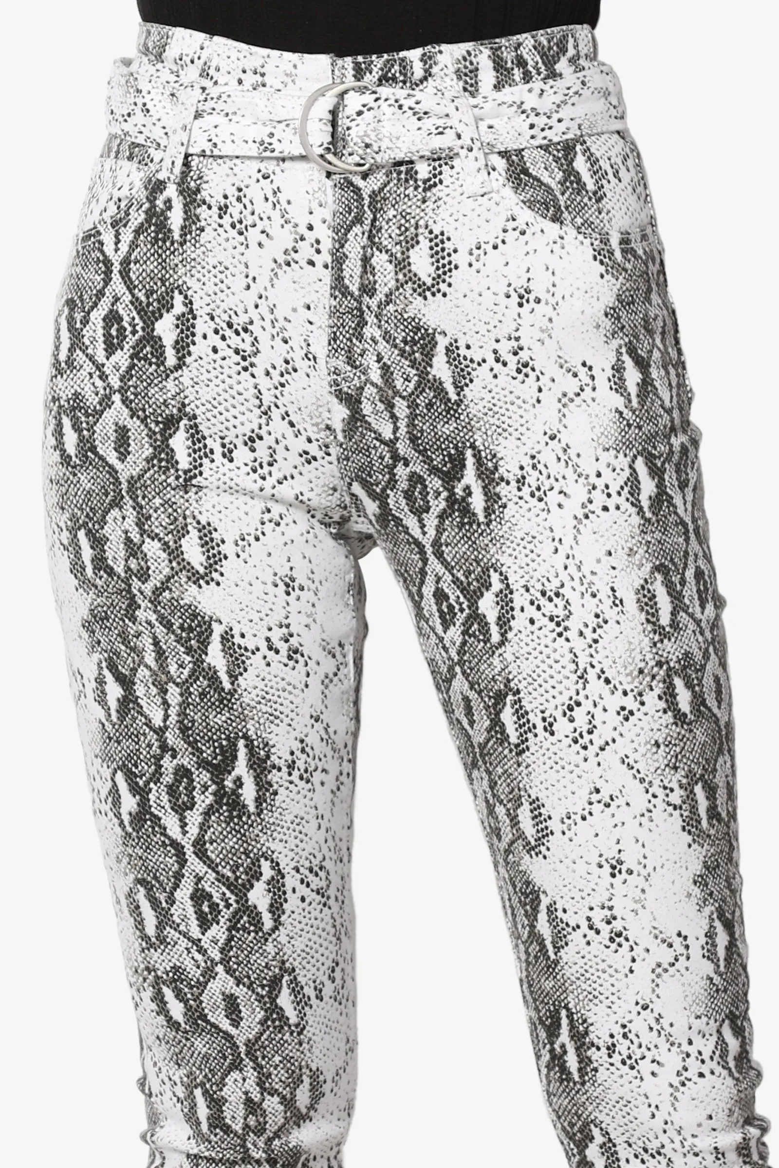 Potrero Snake Print Skinny Jeans