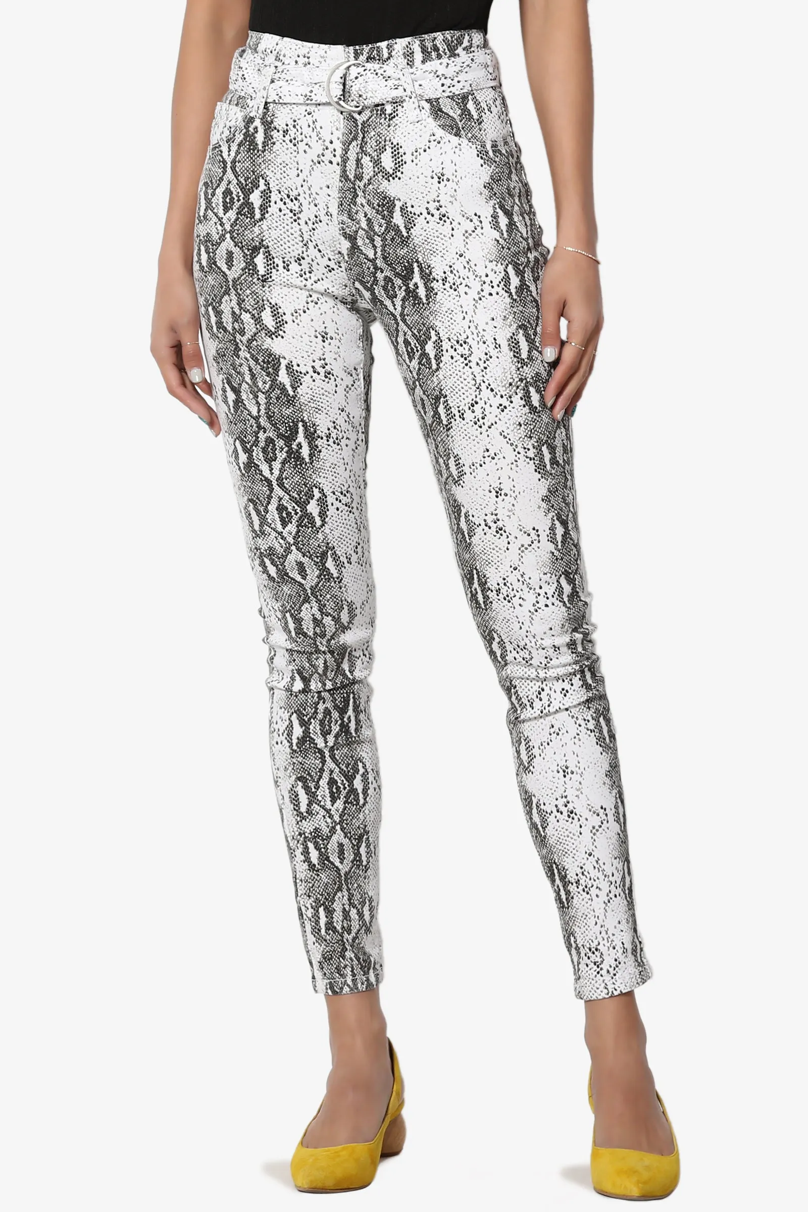 Potrero Snake Print Skinny Jeans