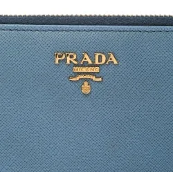 PRADA SAFFIANO LEATHER ZIP AROUND WALLET