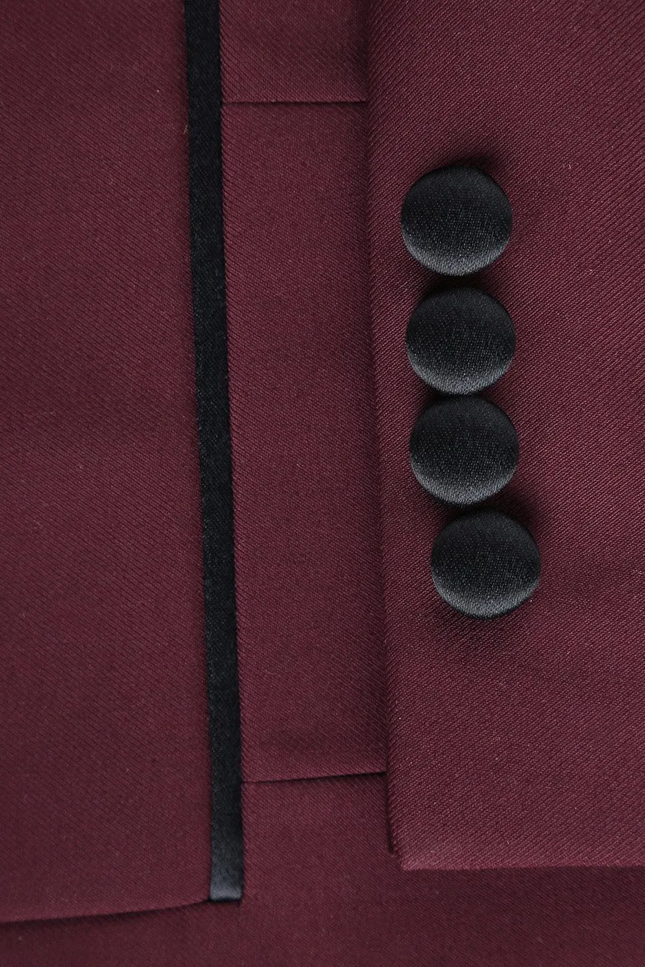 "Paris" Burgundy 1-Button Shawl Tuxedo (2-Piece Set)