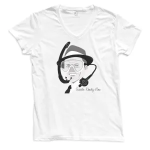 "Scuba Frank" Women's V  Neck