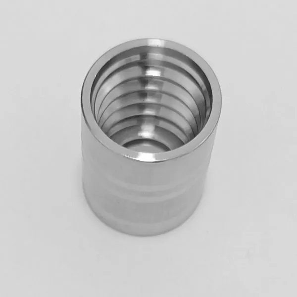Raccordo Oleodinamico in ACCIAIO INOX Boccola Universale a Pressare per tubi R1AT–R2AT-1SN–2SN-2SC serie BCPIX