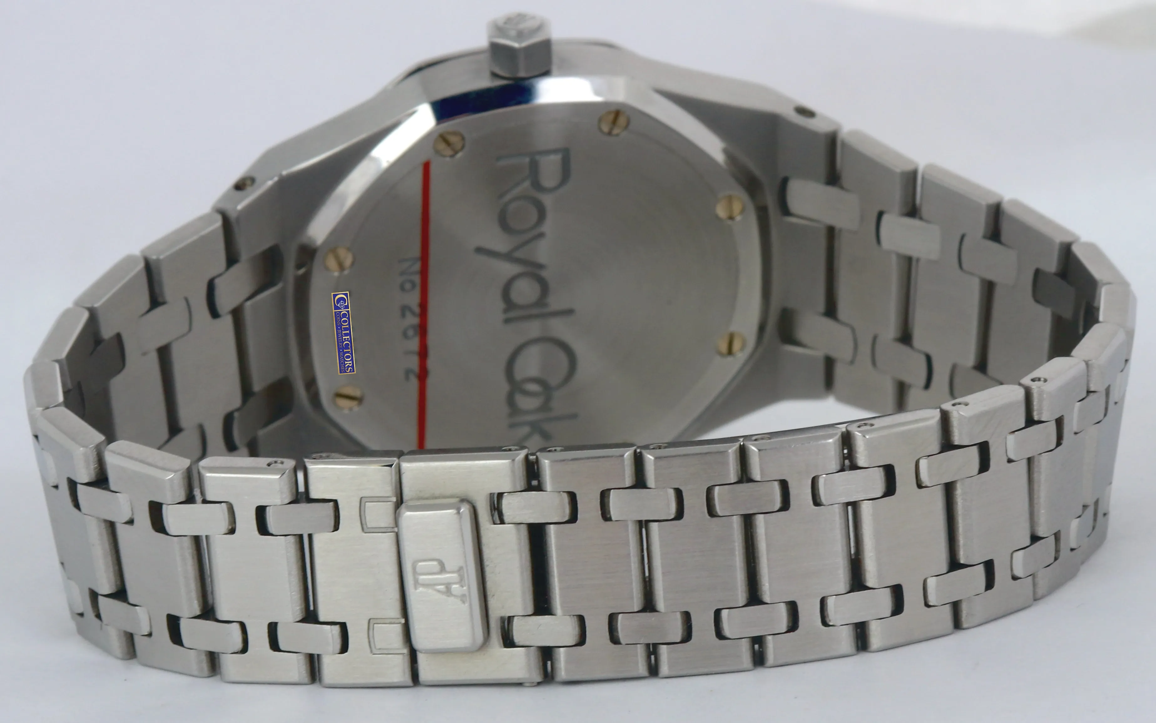 RARE MINT 2001 Audemars Piguet AP Royal Oak Day Date Moonphase Blue 36mm 25594