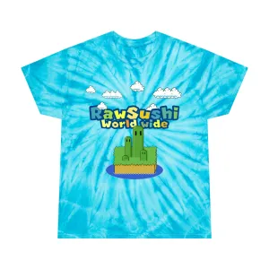 Raw Sushi "SUSHI ISLAND" BLUE Tie-Dye Tee