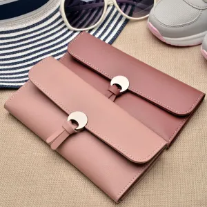 Realaiot Fashion Long Women Wallets High Quality PU Leather Women's Purse and Wallet Design Lady Party Clutch Female Card Holder