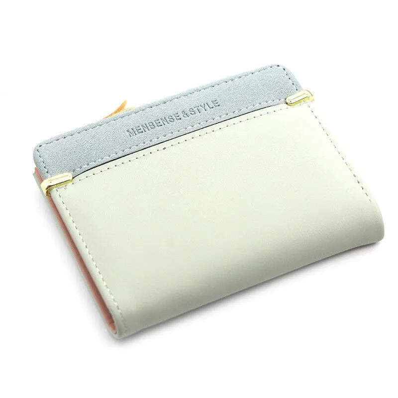 Realaiot Women's Wallet Short Women Coin Purse Fashion Wallets For Woman Card Holder Small Ladies Wallet Female Hasp Mini Clutch For Girl
