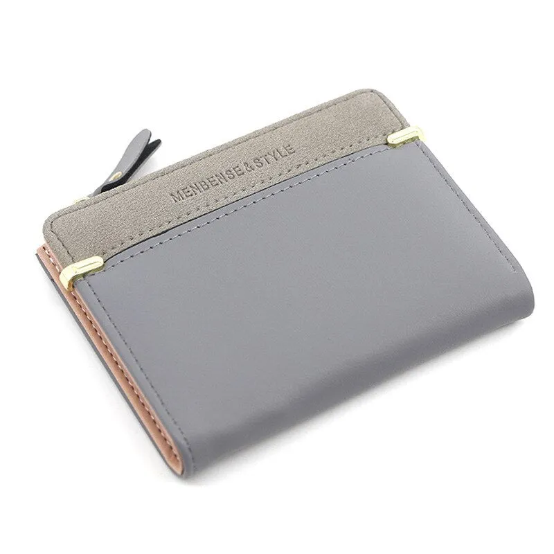Realaiot Women's Wallet Short Women Coin Purse Fashion Wallets For Woman Card Holder Small Ladies Wallet Female Hasp Mini Clutch For Girl
