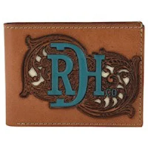 Red Dirt Hat Co. Bifold Wallet Tan Ivory Underlay