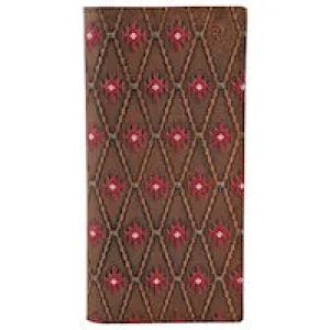 Red Dirt Hat Co. Rodeo Wallet Red SW Pattern