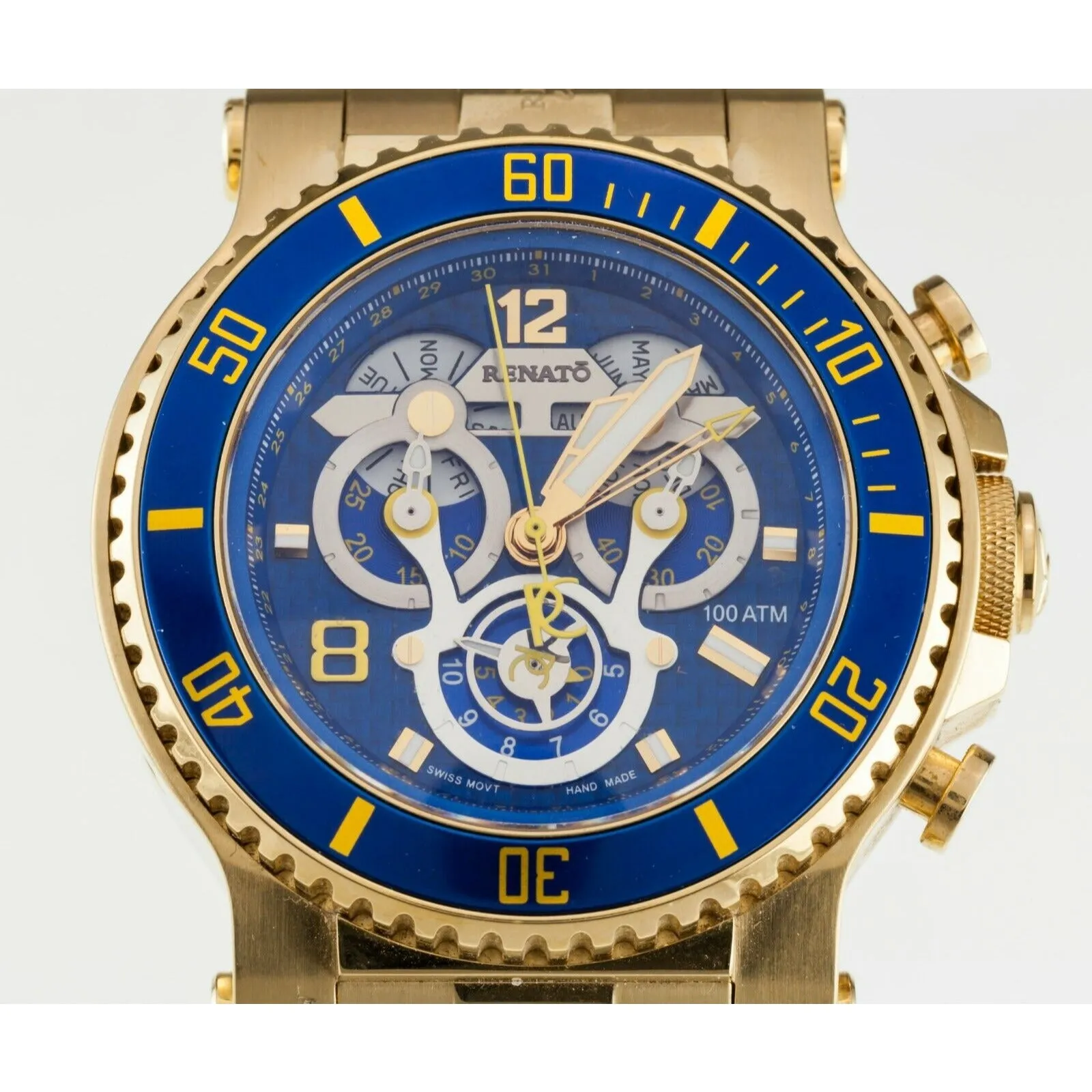 Renato Collezioni T-Rex Diver Swiss Quartz Movt. 50mm Men's Watch