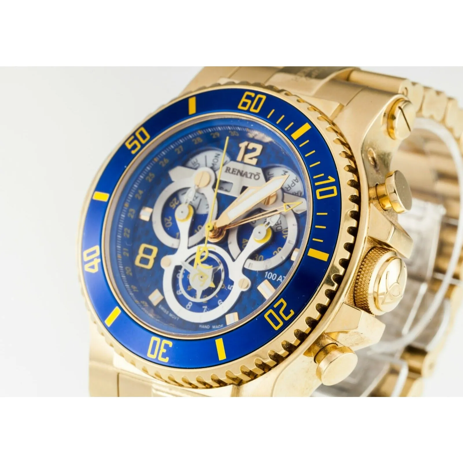 Renato Collezioni T-Rex Diver Swiss Quartz Movt. 50mm Men's Watch