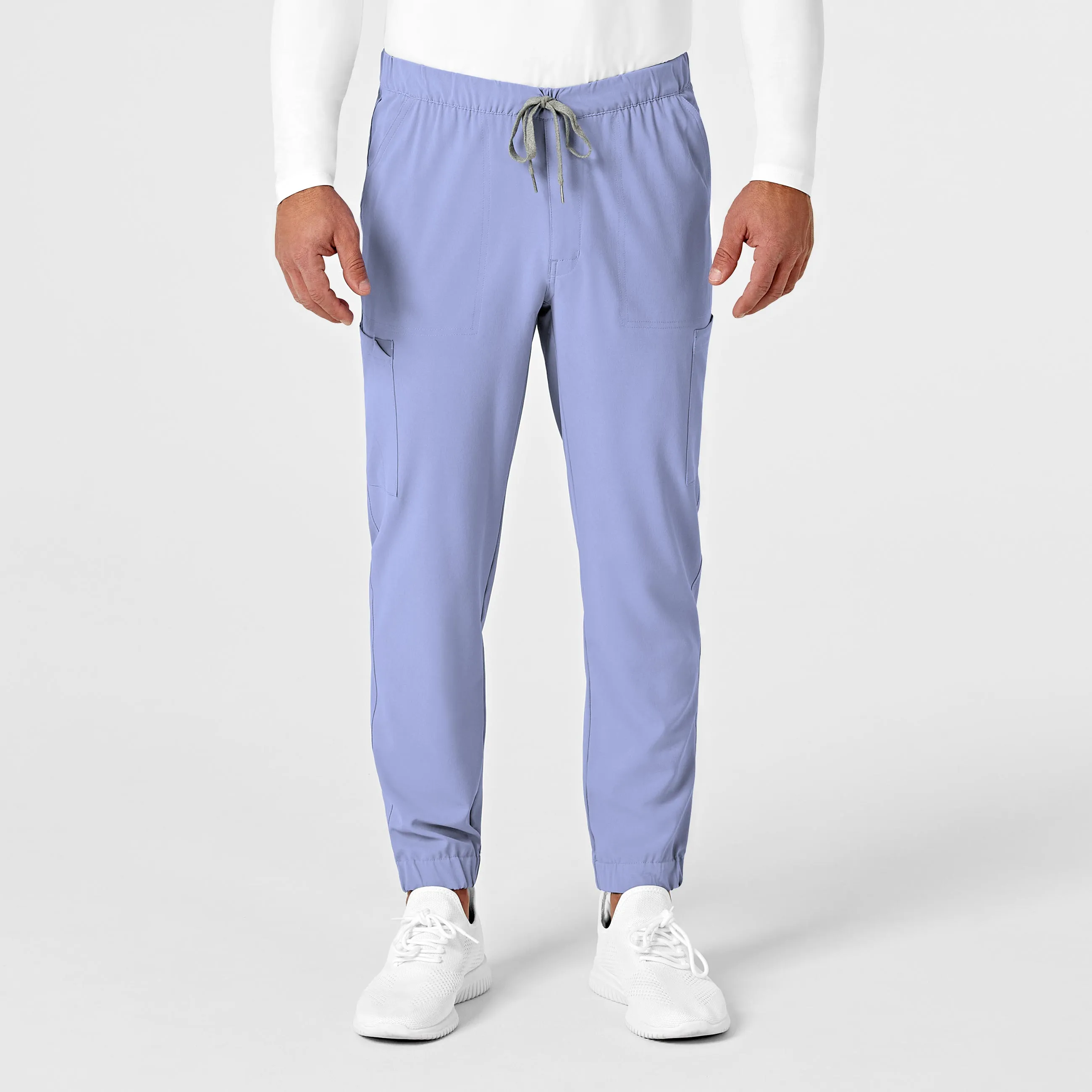 RENEW 5034 Men's Jogger Scrub Pants Ceil Blue