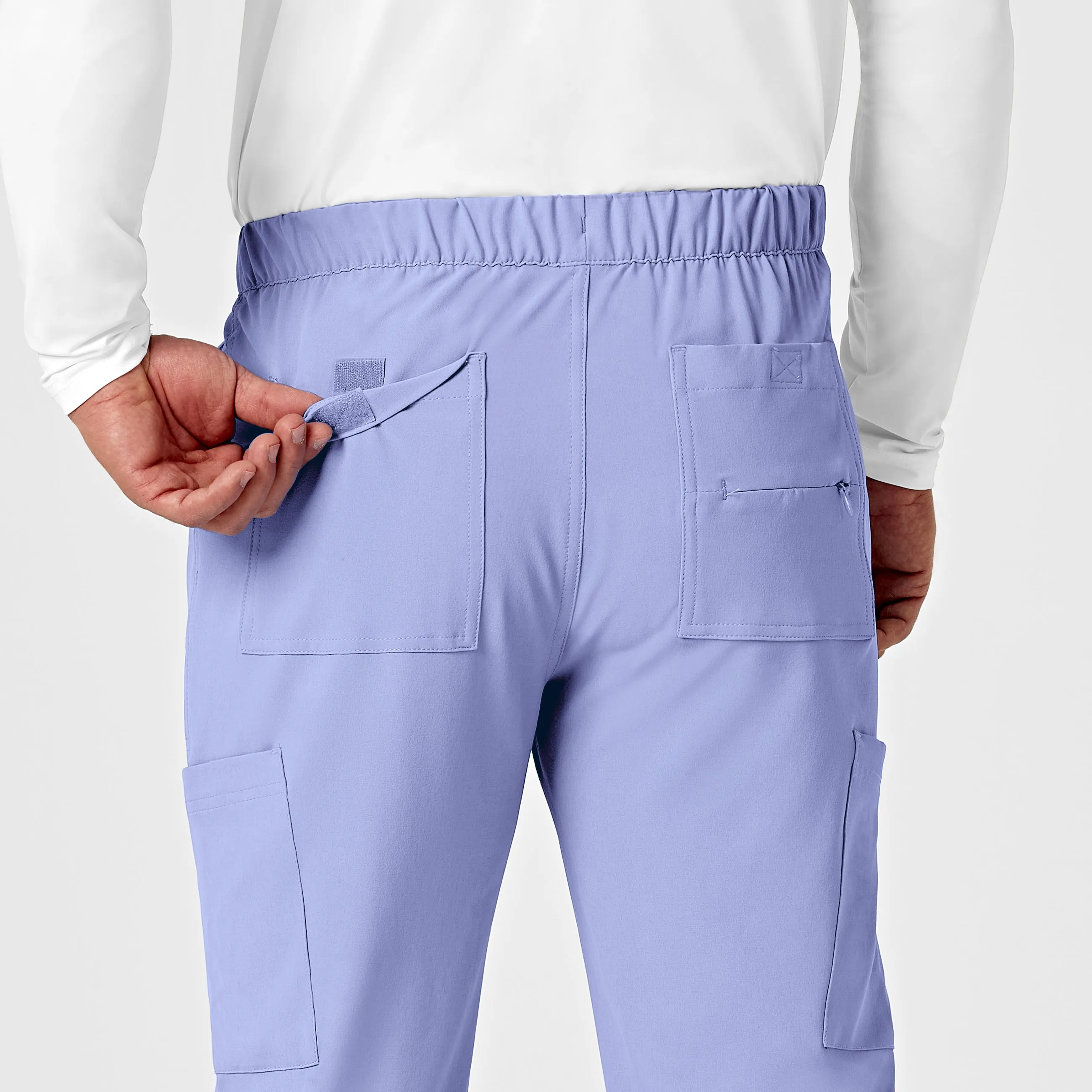 RENEW 5034 Men's Jogger Scrub Pants Ceil Blue